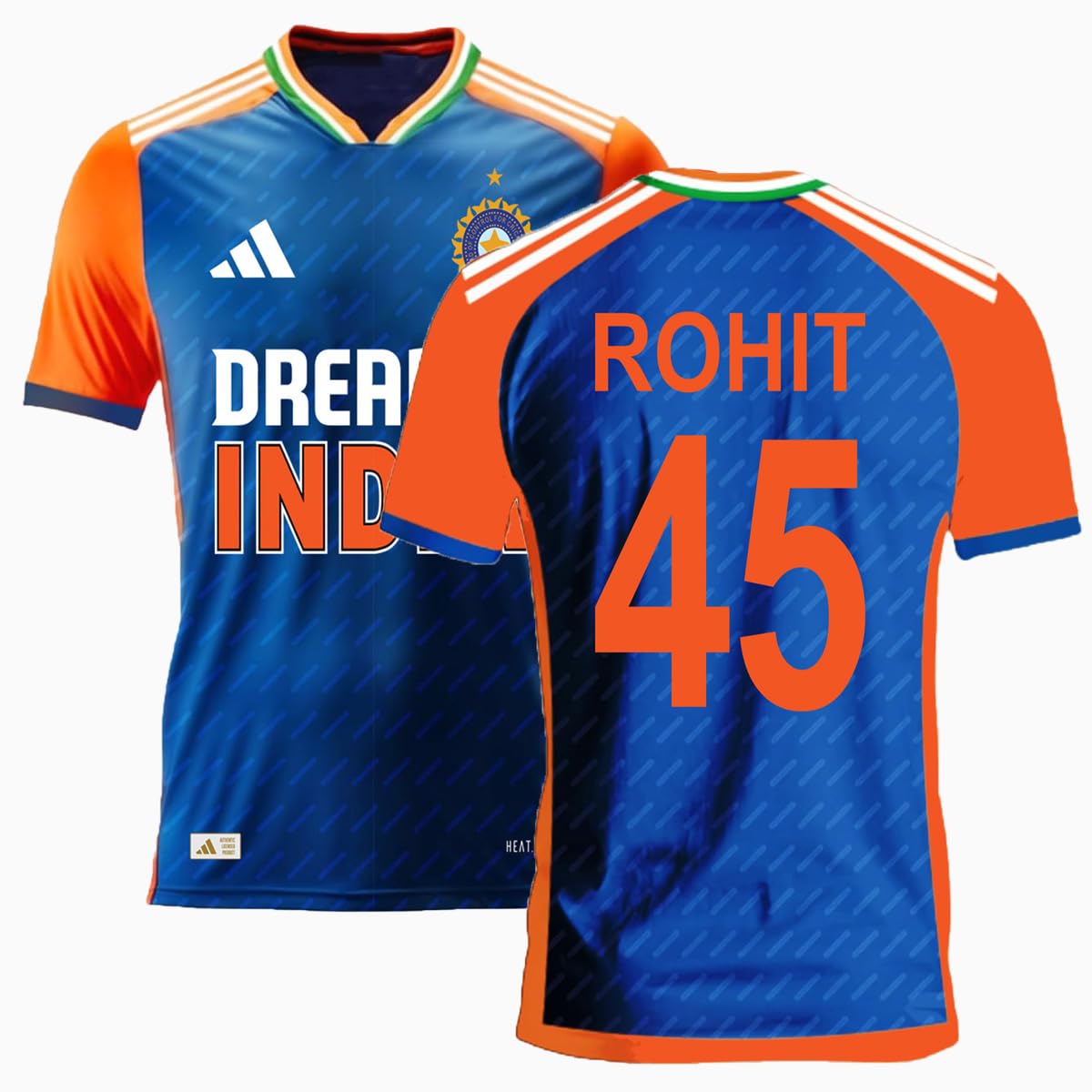 Positivity Sports India Jersey 2024 t20 World Cup (Rohit 45) (12-13 Years) (B0D56PHLMY) Amazon Price History, Amazon Price Tracker