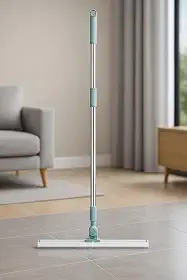 Rodo Articulado 180° Silicone Premium Inox - Desmontável Antirrisco Vidro Piso Banheiro