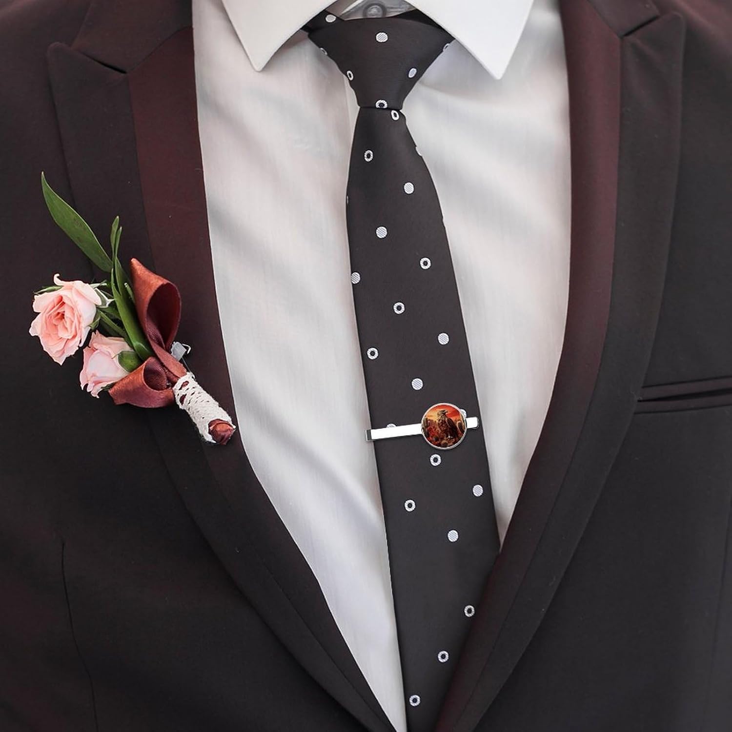 Mexican Ea-gles Tie Clip Fashion Jewelry Necktie Pin for Wedding Busiess Office Accessories