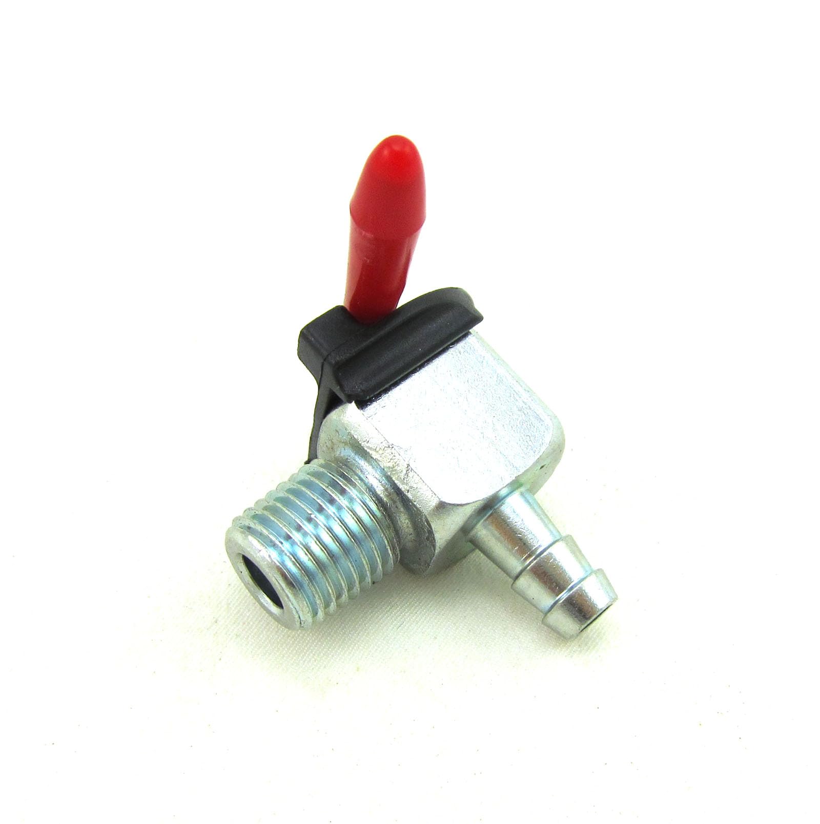 Mini Petcock Fuel Valve 90 Degree 1/4 NPT x 1/4 Inch Barb Petcock for 000183 80210 35-9072 21-102