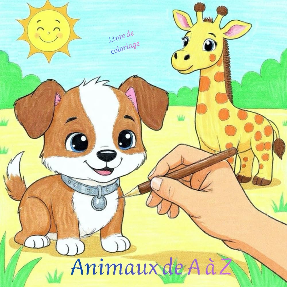Animaux de A à Z: Livre de coloriage