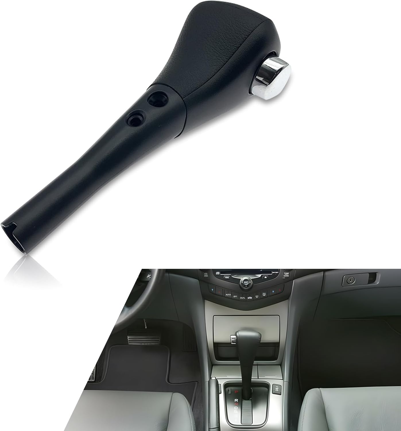1 pomo de cambio de marchas para automóvil, resistente al agua, accesorios para palanca de cambio automático, compatible con Accord 2003-2006, OEM #54130-SDA-A84ZB - imagen 5