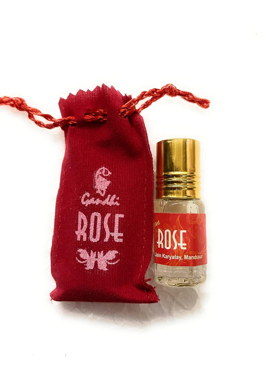 Patitpavan Pure Rose/Gulaab Attar/Itra for God with Long Lasting Natural Fragnance obtained from Flowers Without Alochol/Essence