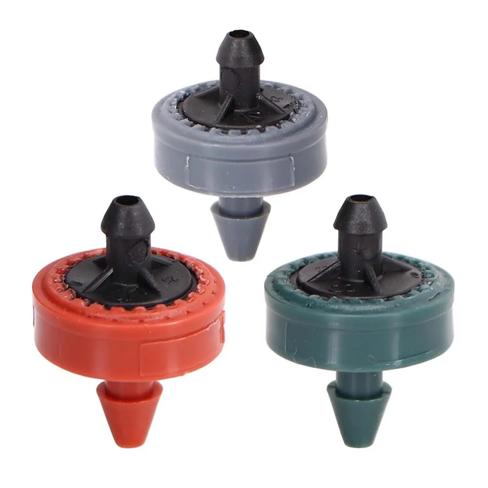 Emisores de Riego por Goteo 50 Unidades de goteros compensación automática for césped, 2 l, con Flujo Estable y presión, duraderos, compactos Flexibles(Red)