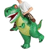 Inflatable Dinosaur Costume Adult Riding T Rex Funny Dress Halloween Costume for Men Women