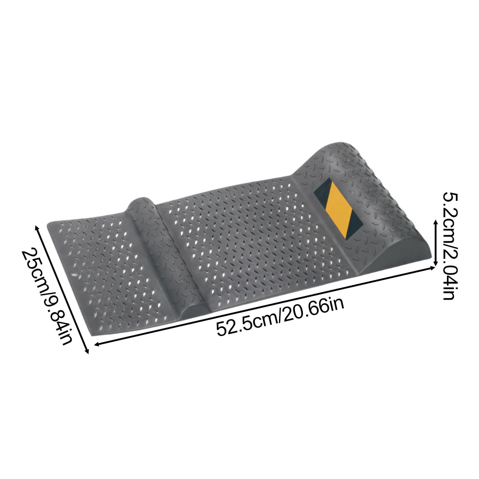 Parking Stopper Garage Anti Slip Car, Tire Pad Positioning, Barrier Truck Trailer, Shed Driveway Auto, Golf Cart Motorcycle, Safety Accessory, for Protection Stability Organization Daily Usage 580g