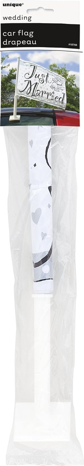 Unique Party Decoration, 18" W x 15" H, Black/White