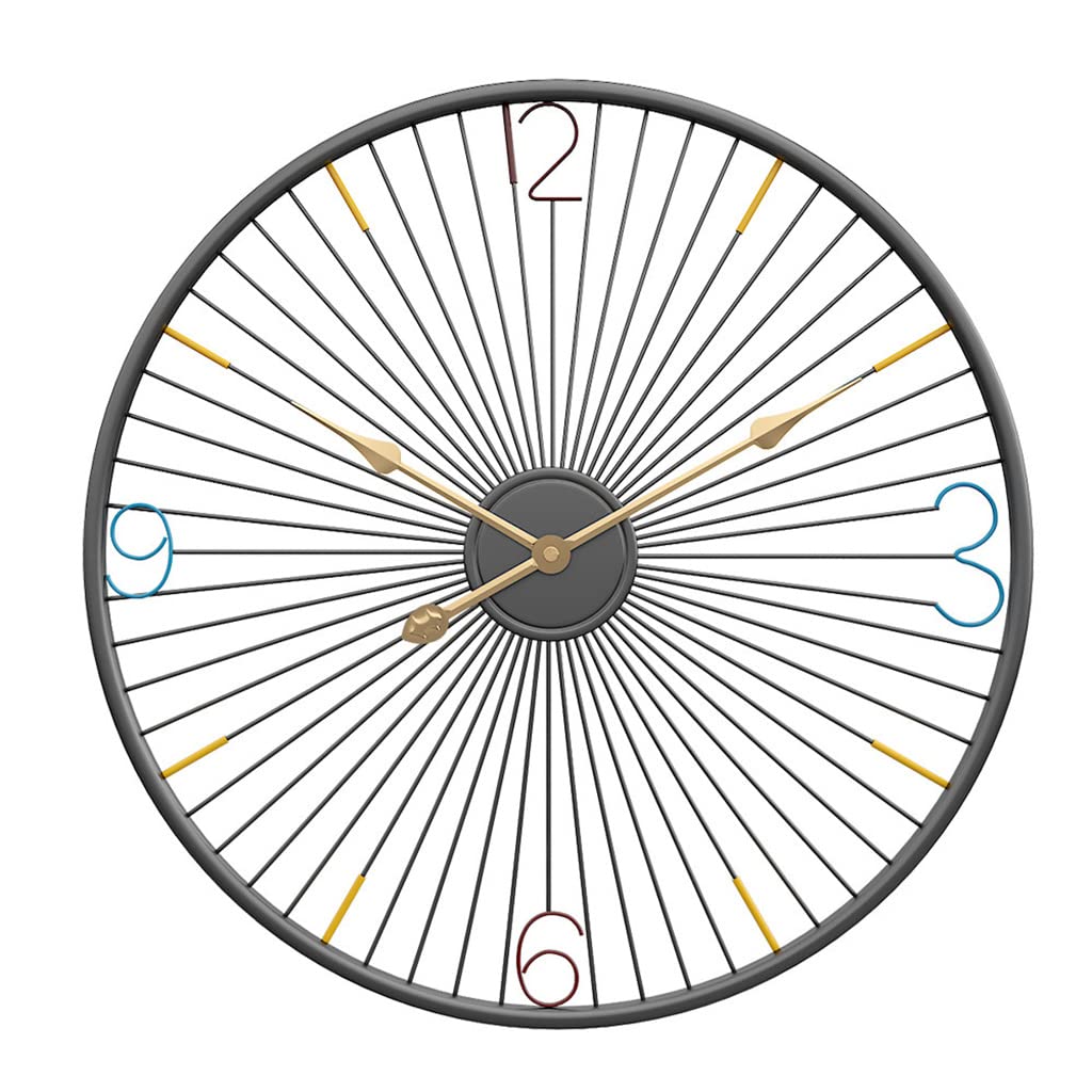 Horloges murales silencieuses sans tic-tac de 20 pouces pour chambre zen