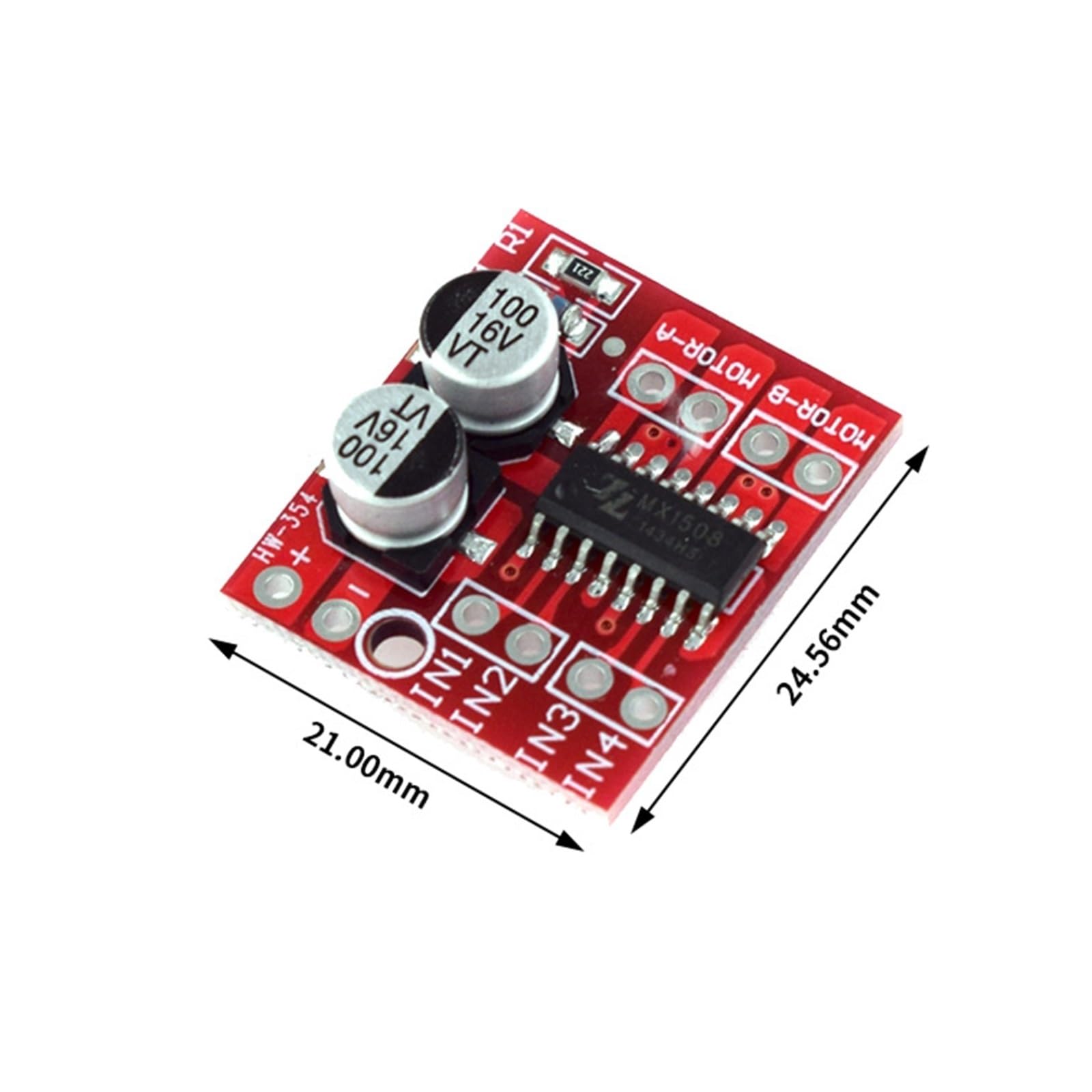 Controlador de motor, 10 Minicontroladores De Motor CC Doble Canal, 1,5 A, Bidireccionales, PWM, Reemplazo Paso A Con Puente H,Control inteligente