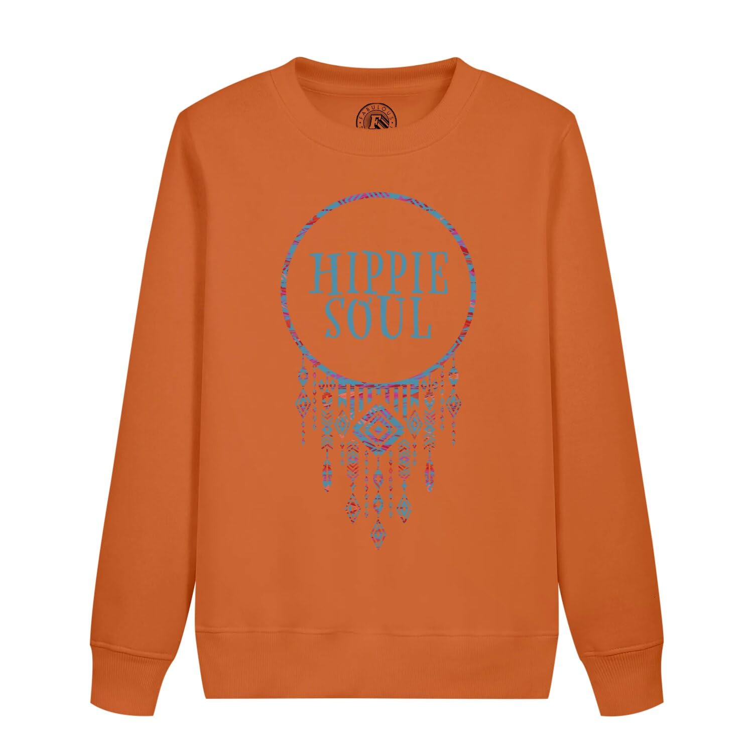 Sweatshirt Enfant Hippie Soul vêtement pull enfant motif rétro l'âme d'un hippie