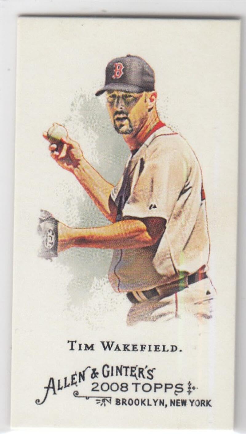 Baseball Trading Card 2008 Topps Allen and Ginter Mini #130 Tim Wakefield EX/NM Red Sox