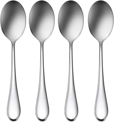 Oneida Juego de 4 cucharaditas de satén Normandy