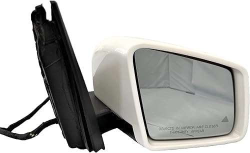 Miniatura 2 de #91 8TH GEAR - Espejo lateral derecho blanco del pasajero con punto ciego compatible con Mercedes GLS450 GLS500 GLS550 2017 2018 2019 GLS 450 GLS