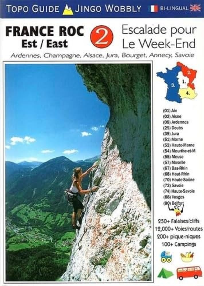 France Roc 2 - East: Ardennes, Champagne, Alsace, Jura, Bourget, Annecy, Savoie (Map Only)