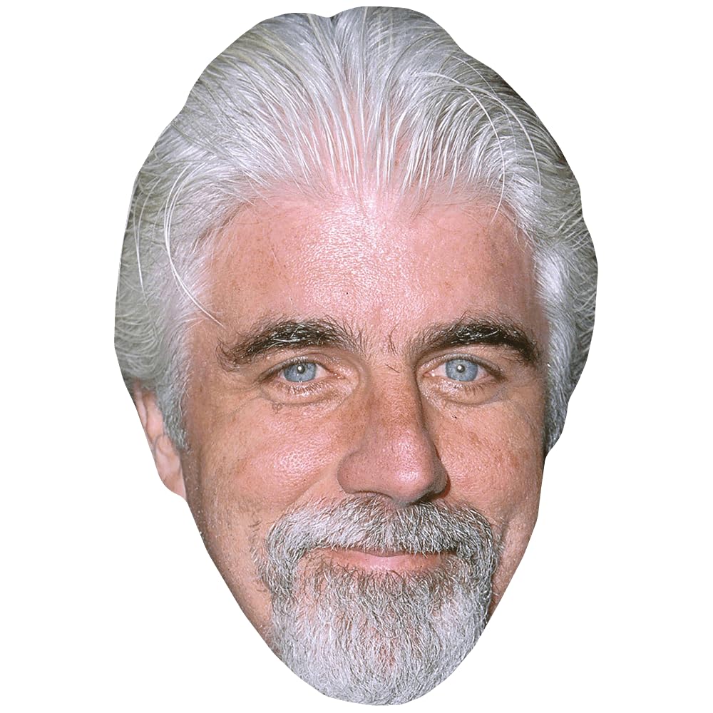 Michael McDonald (Young) Celebrity Mask, Flat Card Face, Fancy Dress Mask