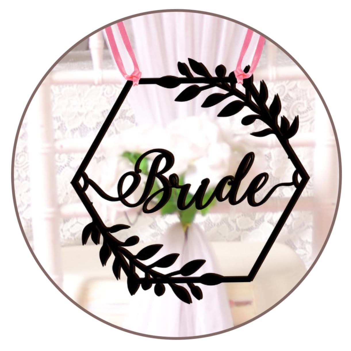 IMIKEYA 3sätze Braut Und Bräutigam Stuhlschild Mit Satinband Kreative Hochzeitsdeko Für Romantische Feiern Für Verlobung Und Hochzeiten