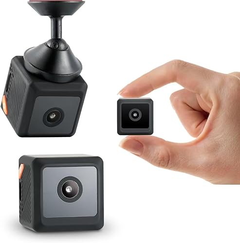 Mini cámara oculta WiFi inalámbrica - Cámara de seguridad interior con detección de movimiento, visión nocturna, control de aplicaciones,