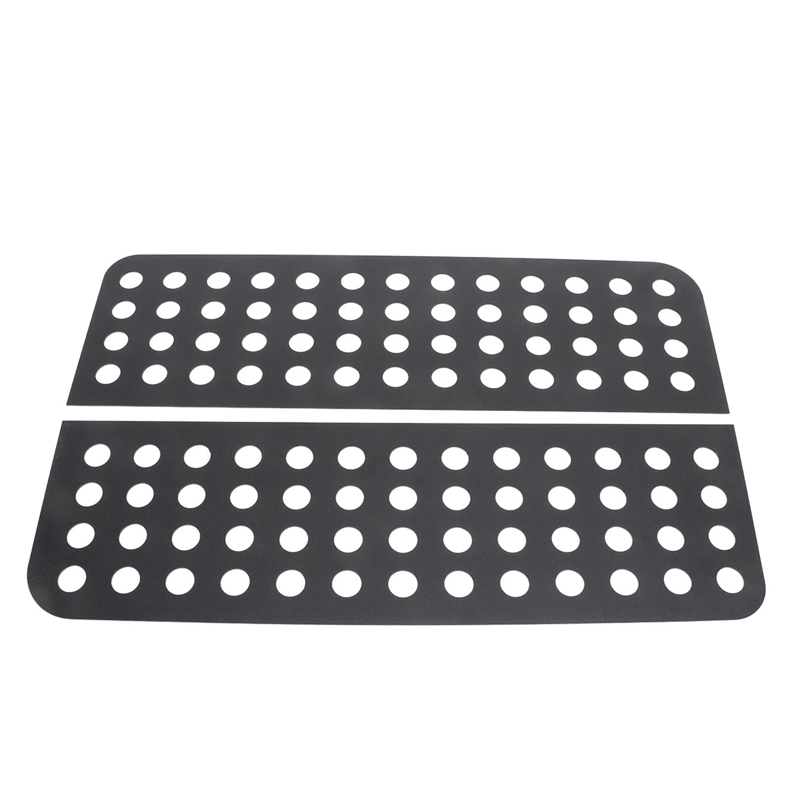 Autocollants de Fenêtre de Porte Arrière, 2 Autocollants de Fenêtre de Porte Arrière en Alliage D'aluminium pour Panneau de Verre en Alliage D'aluminium pour JK
