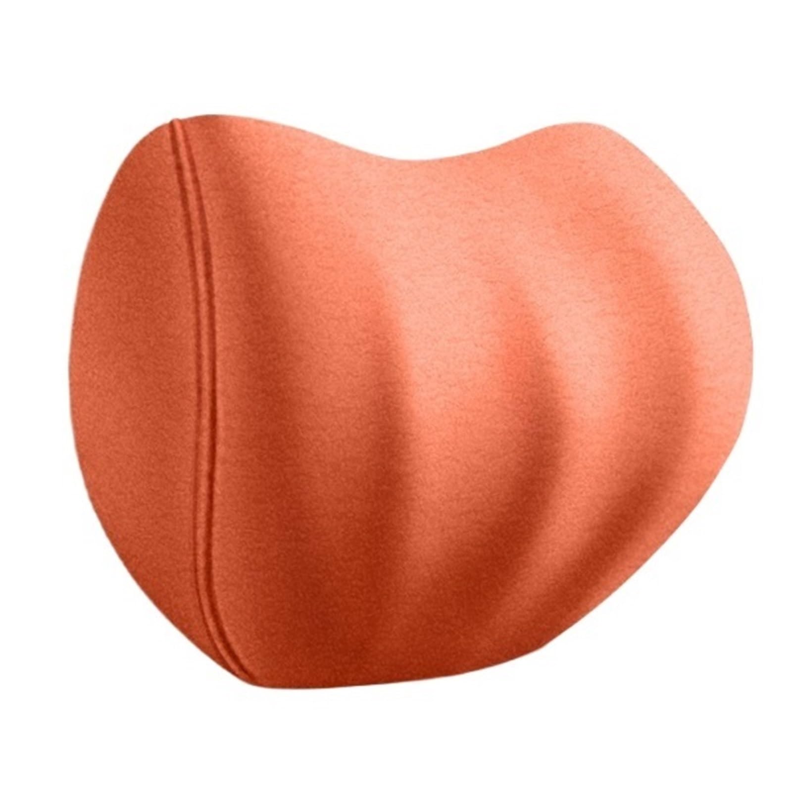 Poduszka pod głowę samochodu Poduszka Do szyję Pamięć siedziska Bawełniane wyposażenie wnętrz w talii(Orange)