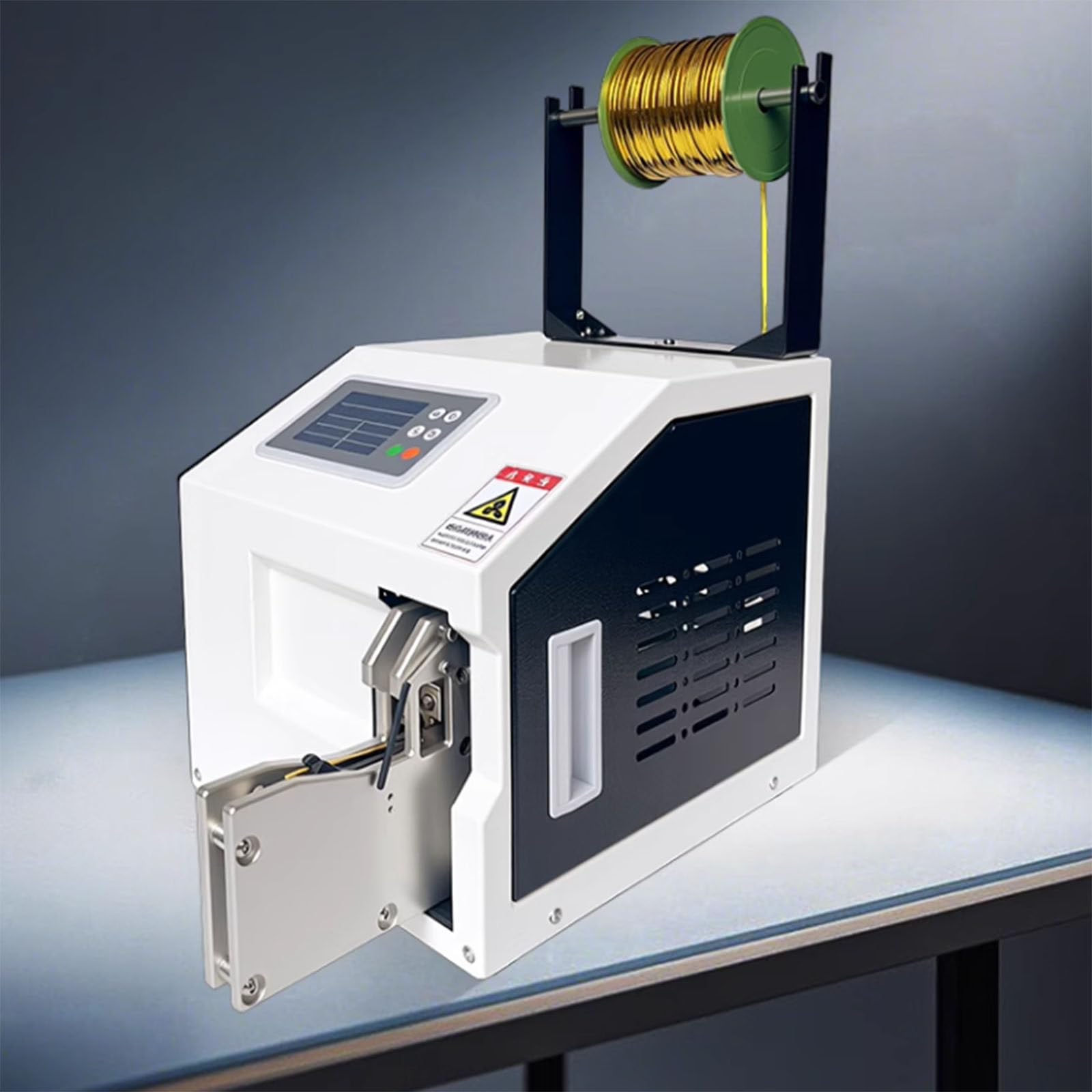 Aserzenith 1 Gold Wire Sealing Bundling Machine,Semi Automatic Bag Closure Machine,Bundling Diameter: 5-30Mm/0.9-.8In,Tying Cable Length:2.76-5.04In