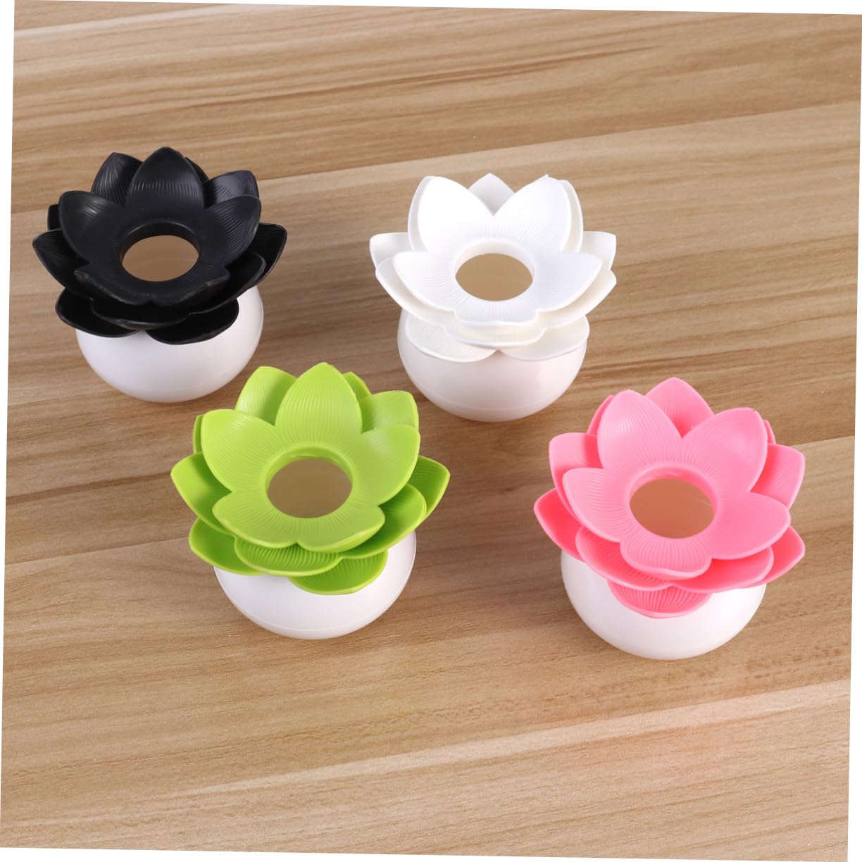 NAMOARLY Box Swab Organizer Swab Holder Travel Toothpick Travel Dispenser Toothpick Dispenser Lotus Holder Toothpick Organizer Black