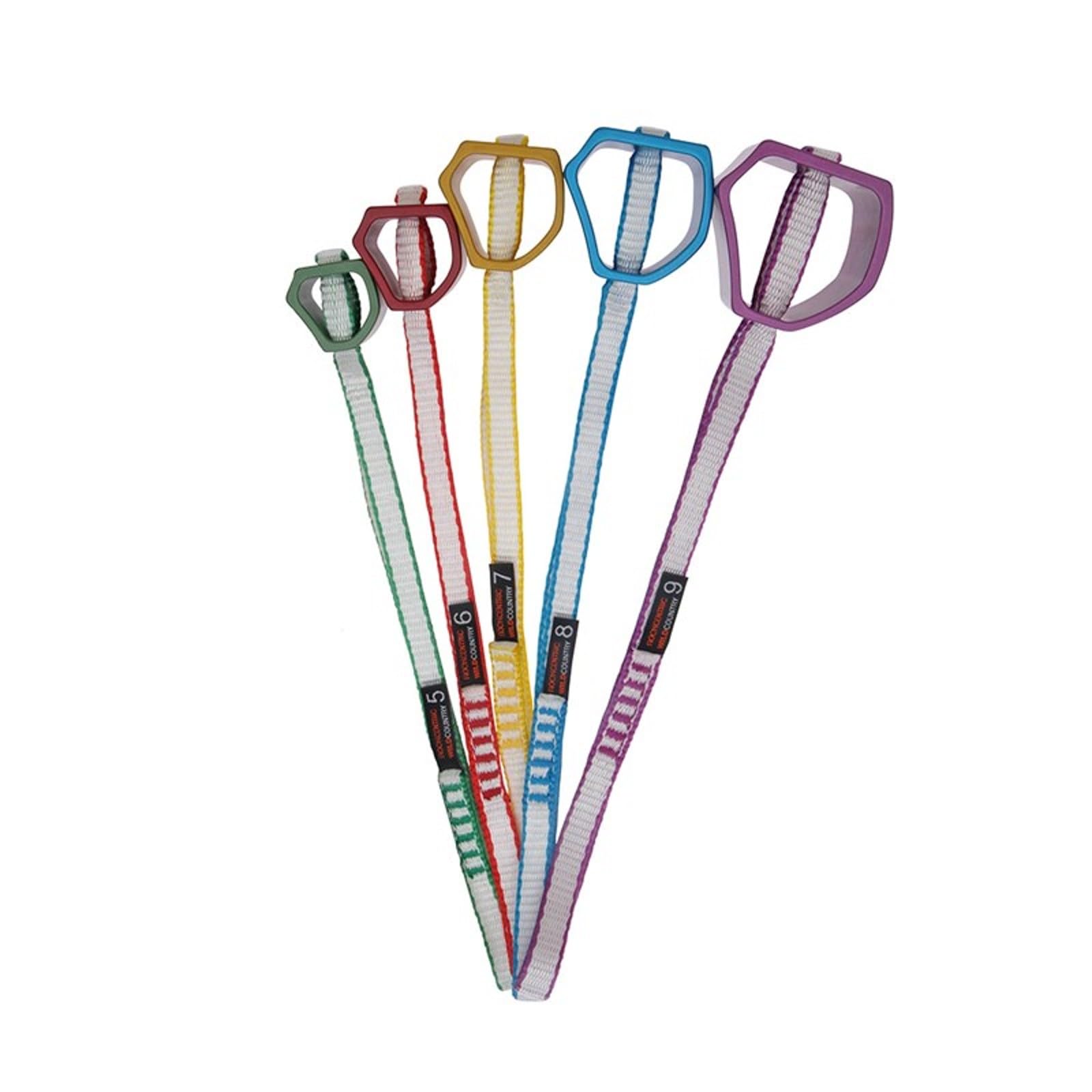 Wild Country Rockcentric Hexes - Lightweight, Anodized Rock Climbing Hexentrics