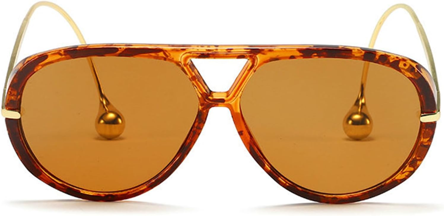 willochra Vintage Oversized Pilot Shield Sunglasses Women Luxury Trendy Sun Glasses For Ladies Big Frame Eyewear