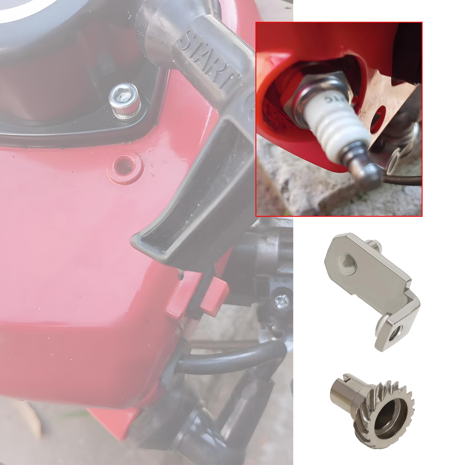 AUMEL Kettenspanner-Reparatursatz Für Stihl 066 MS660 – Inkl. Spannstange, Muttern, Nadellager & Zündkerze