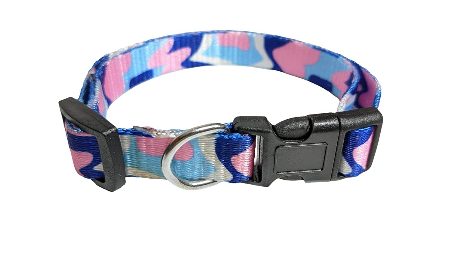 Dog Trust Dog Cat Collar Multicolor 15 mm (Pink and Blue) (B0BKQ49FZW) Amazon Price History, Amazon Price Tracker