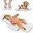 Baby Scale, Multifunctional Baby Weight Scale, Pet Scale for Puppy, Cat, Adult Scale Up to 330lbs, Accurate Digital Scale with Hold Function, 27-inch Height Measurement, 5 Units, LED Screen