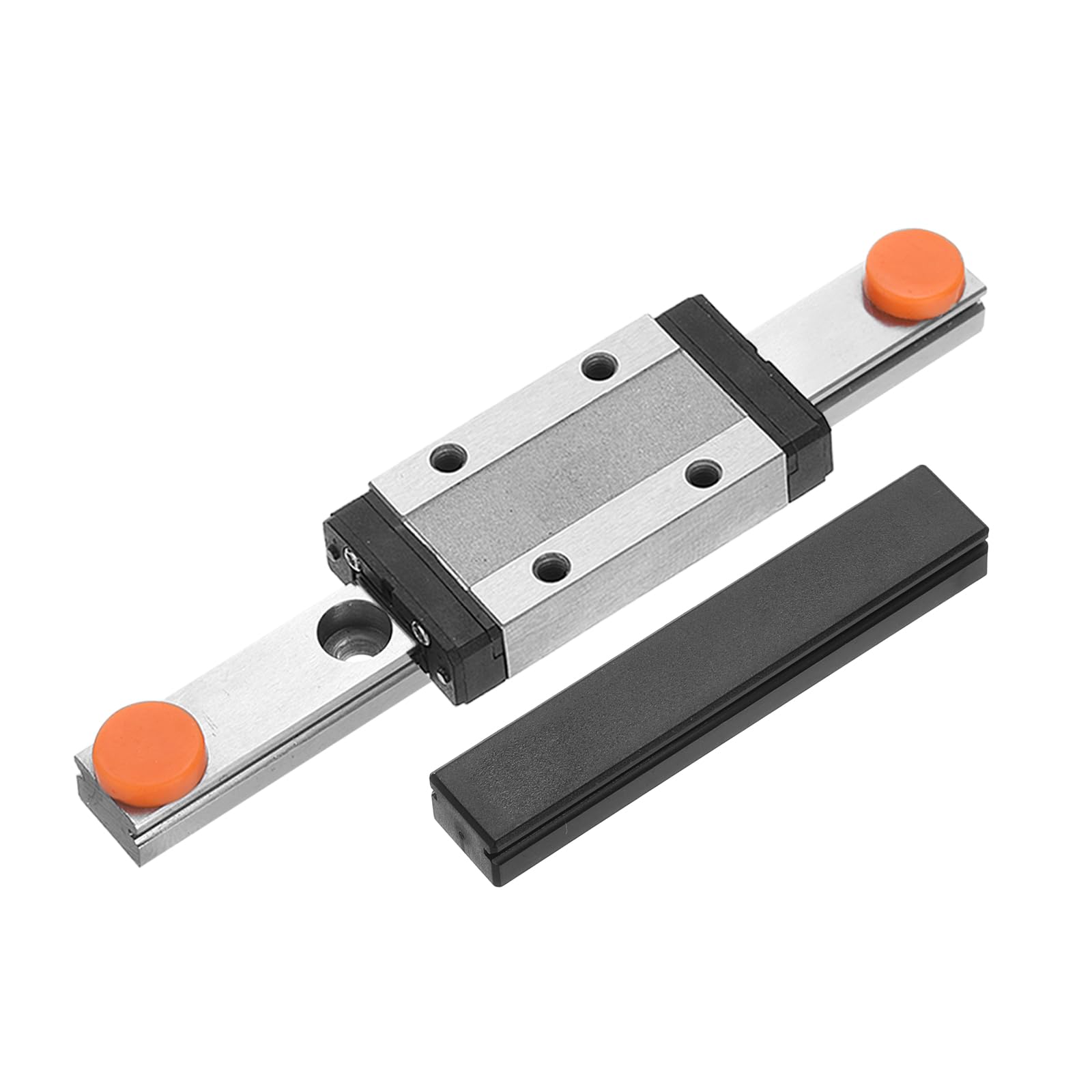 uxcell MGN9 100mm Linear Guide Rail with MGN9H Sliding Carriage Block Bearing Steel and Plastic Mini MGN12 Linear Guide for DIY 3D Printers and CNC