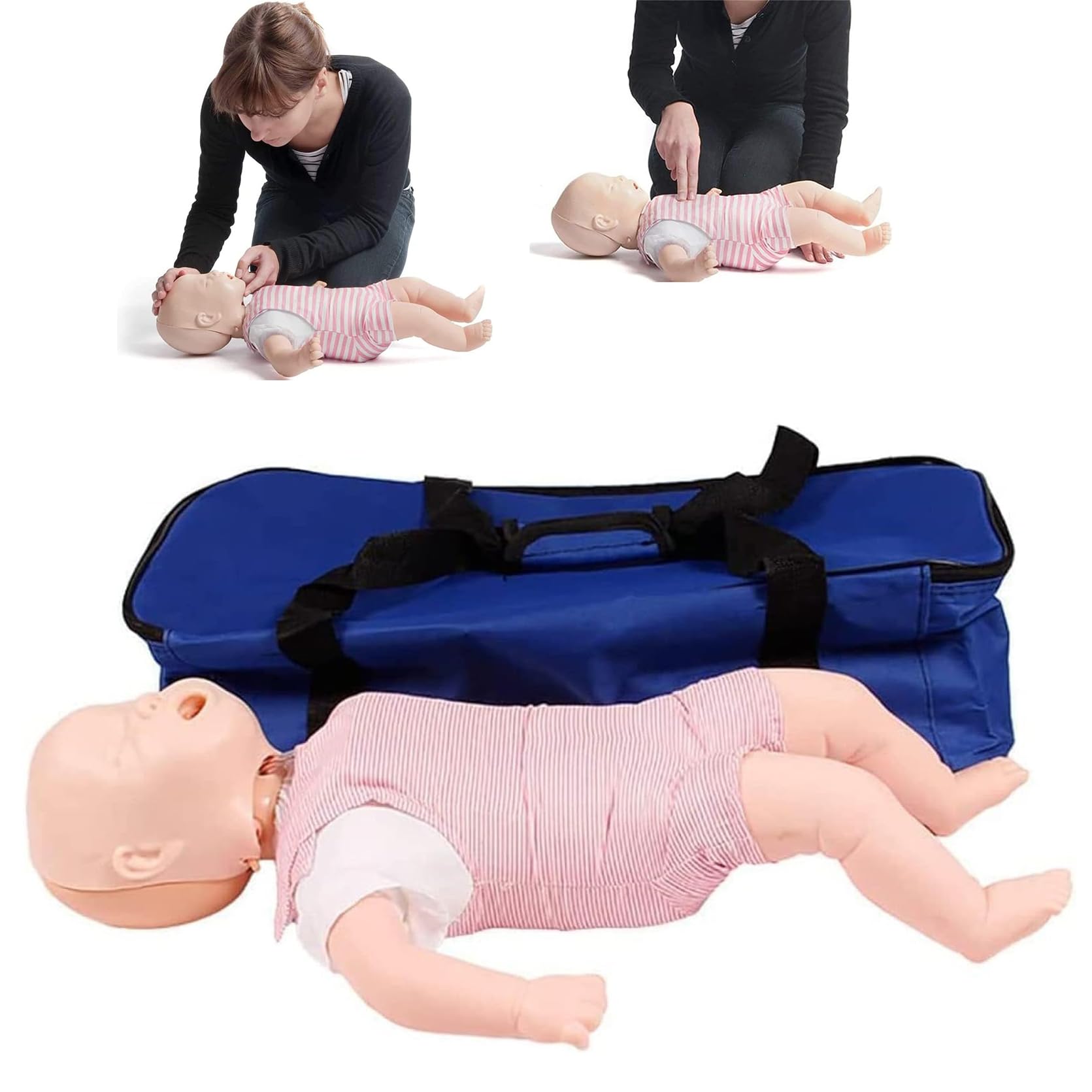 Modelo De Primeros Auxilios Para Bebés,Entrenamiento De Asfixia Bebés Muñeca,Maniquí RCP para Entrenamiento,Modelo De Reanimación Cardiopulmonar, para capacitación en hospitales y Escolares