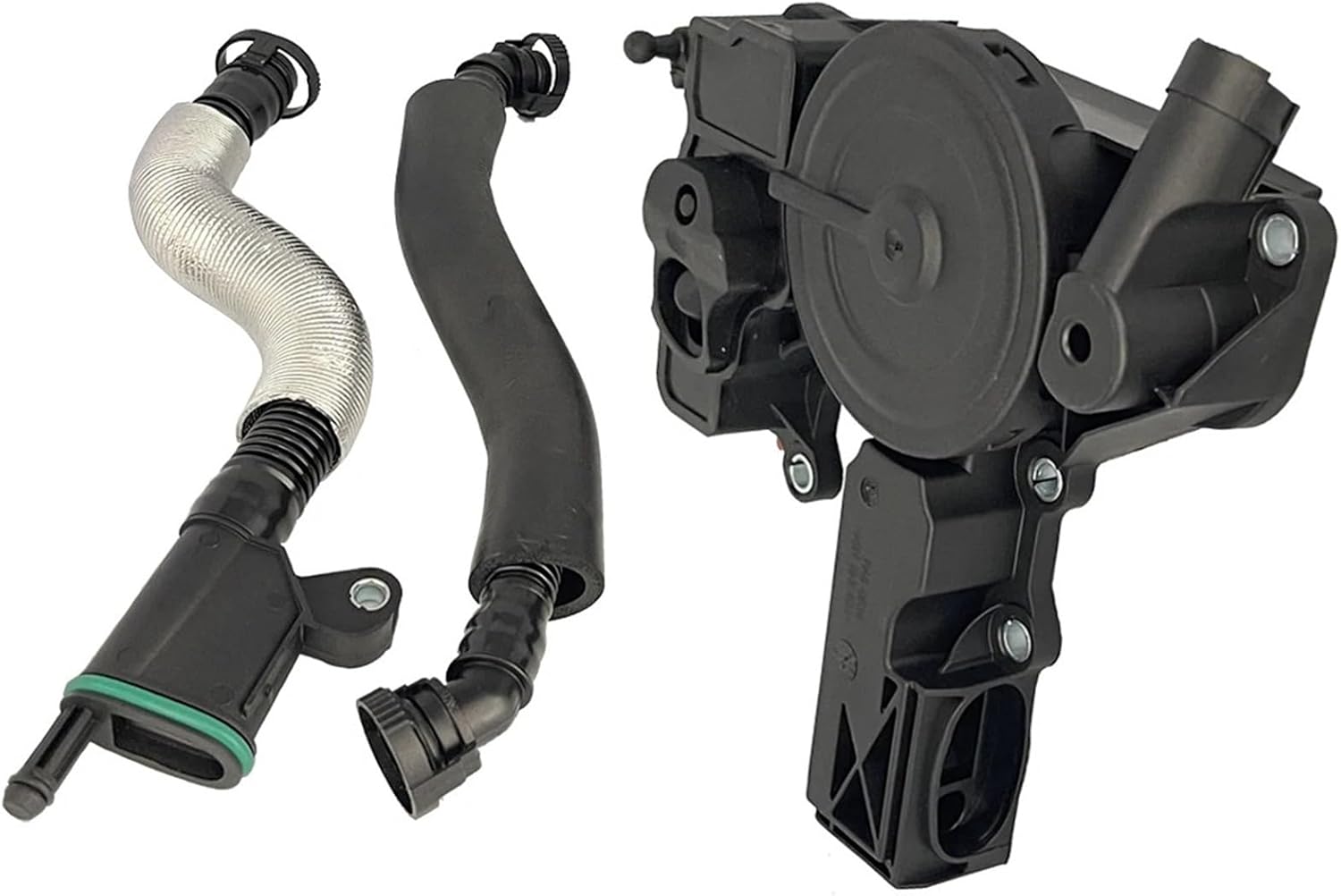 [Replacement] 06H103495 Oil Separator PCV Assembly for Audi A3/ A3 for Quattro 09-13 & for VW for Passat 08-10 1.8 for TSI (118KW) 2.0 for TSI (147KW) (Color : Set)