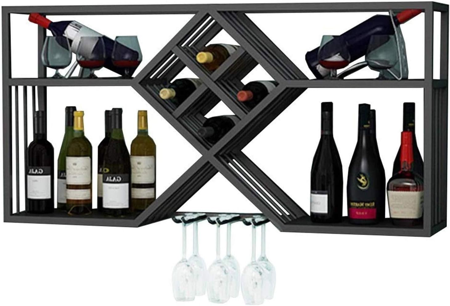 UBXU Wine Bar FreeStanding Wine Rack ， 32" Wine