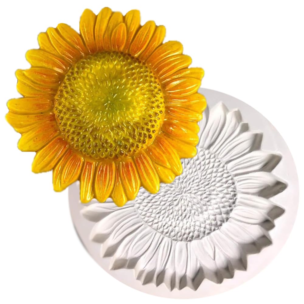 Sunflower Texture Glass Fusing Kiln Mold 8