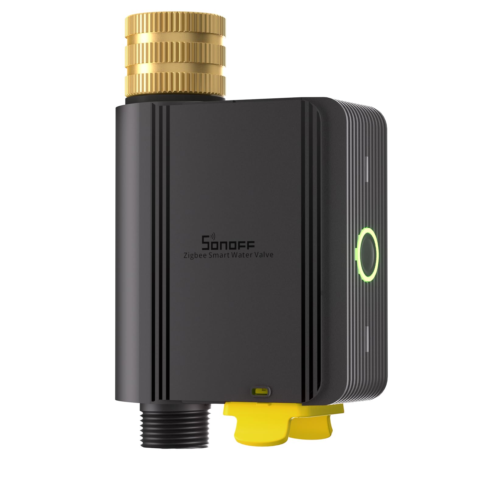 SONOFF SWV-ZNE Hydro ONE Lite Zigbee Smart Sprinkler Timer, Brass Inlet, Weather-Adaptive Scheduling Irrigation Timer for Garden & Lawn, Works with Alexa, Google Home, SmartThings