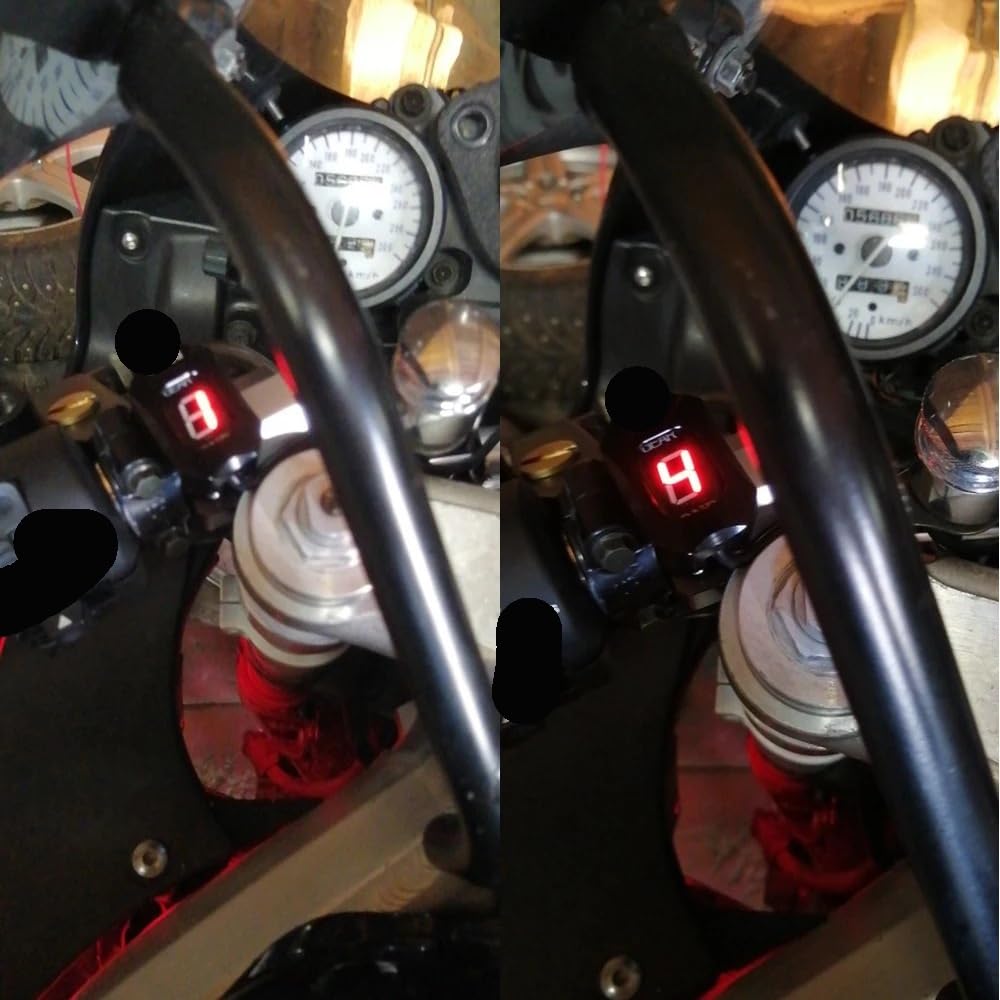 HRTLSS Indicador Marcha Digital Indicador De Marcha De Motocicleta para XL1000V XL 1000V VFR750 VFR800 VTX1300 VT125C VT750S VTR1000 NRX1800 Medidor De Pantalla De Marcha