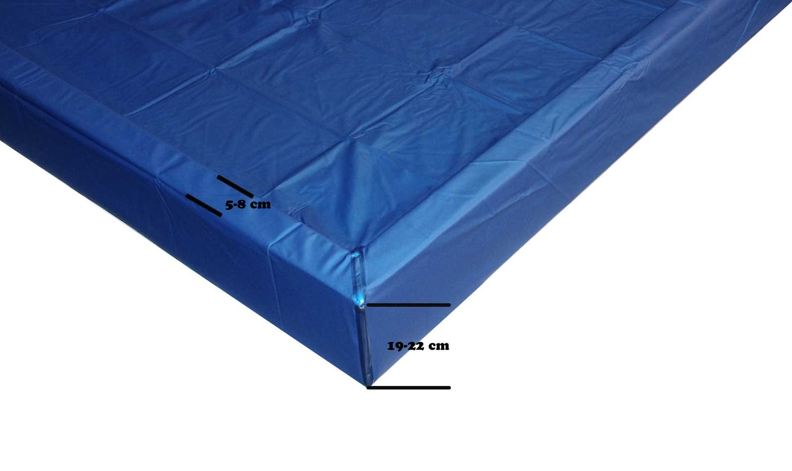 Wasserbettmatratzen Wassbett Matratze Wasserkern für Dual System (100% = 0-1,5sek., 180 x 200 cm)