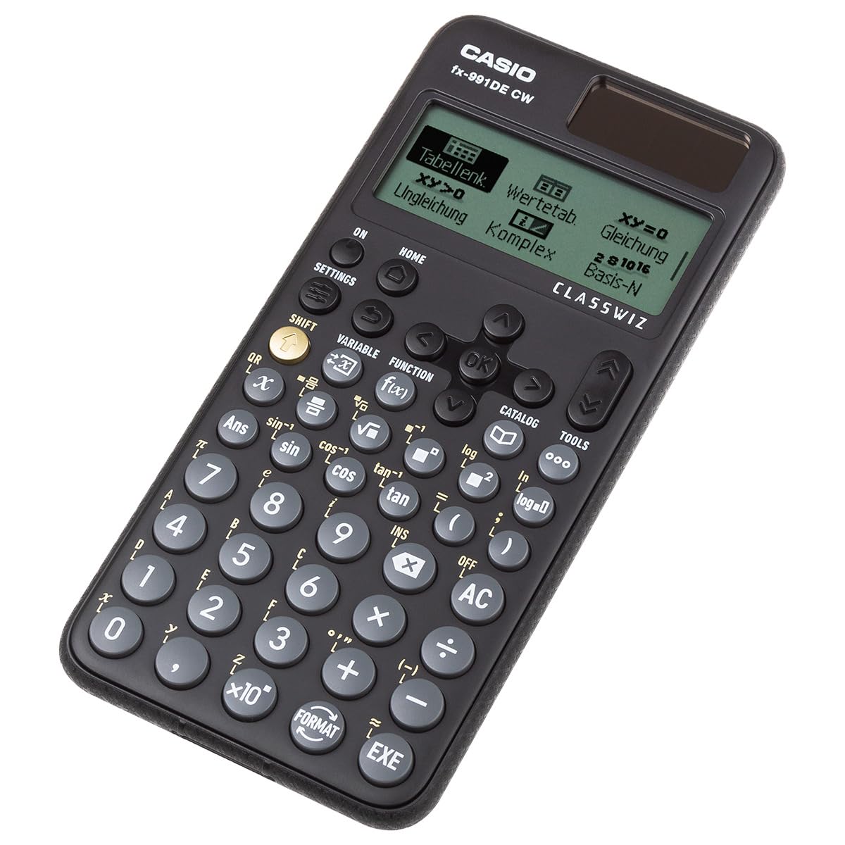 Casio FX-991 DE CW mit CalcCase-Schutztasche und 13 teiliges Zirkel- und Mathematik-Set
