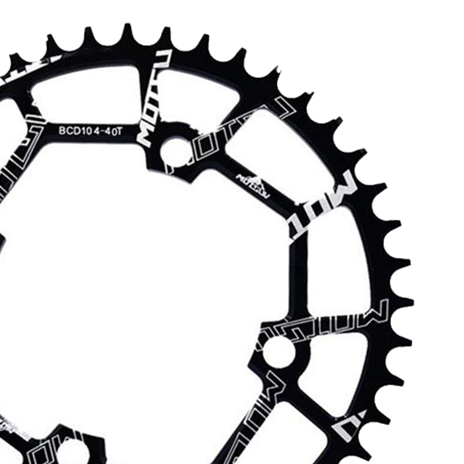 Cadena de Bicicleta 104bcd Plato de Cadena Single Bike Guía de Rueda Narrow Wide Sprocket Rueda Redonda Fabricada en Aluminio CNC