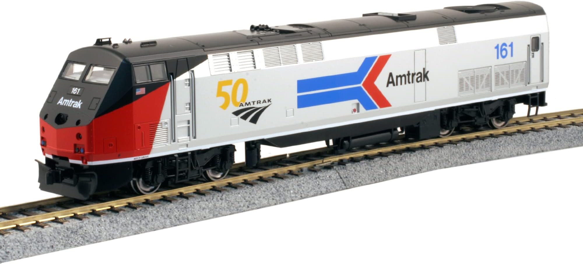 37-6114 P42 Genesis Locomotive Amtrak 161 w/Anniversary Logo PhI HO