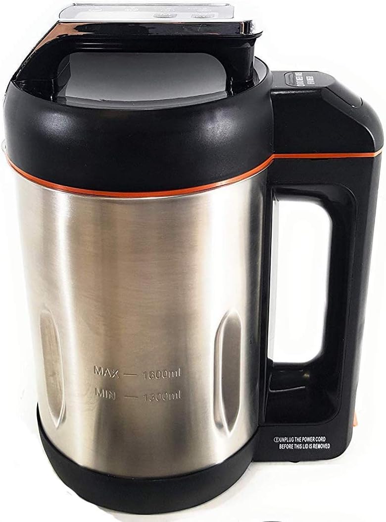 Smart Living Soup Maker, 9 x 8.8 x 14.3 inches, Stainless Steel