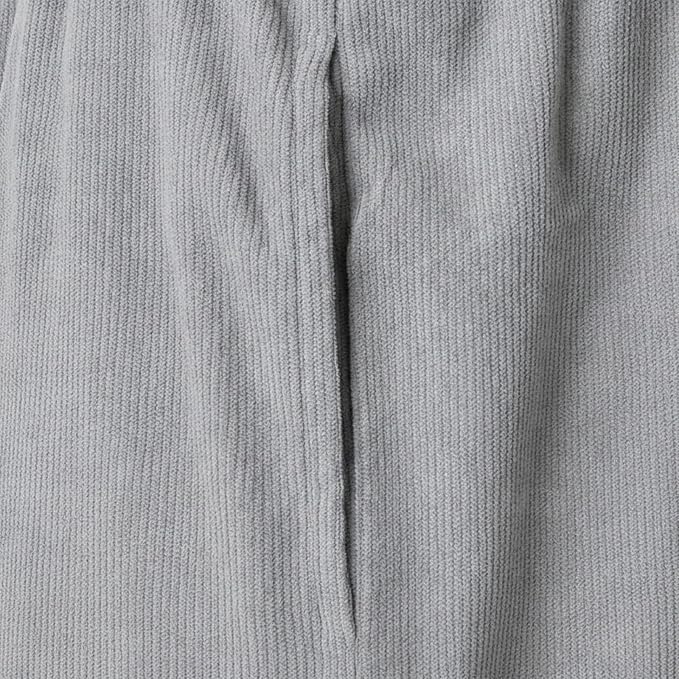 Image of Diverse Men's Corduroy Casual Shorts - Soft Breathable Relaxed Fit Summer Shorts with Drawstring Waist & 2 Pockets, Ideal for Beach, Workout & Everyday Wear