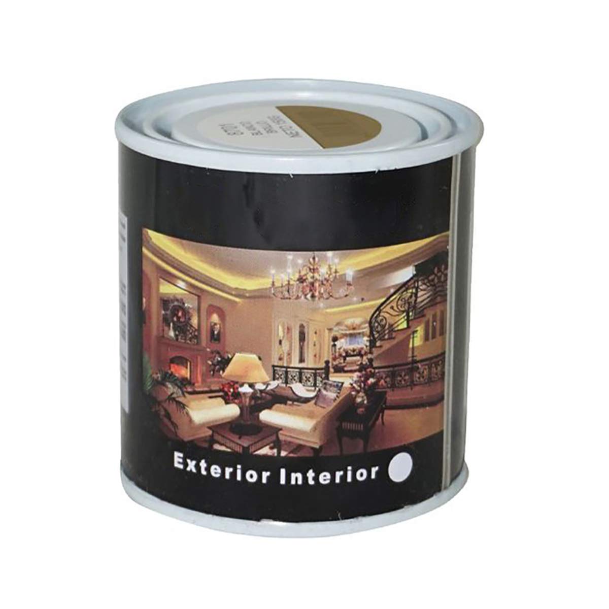 H HANSEL HOME Pintura Esmalte al Disolvente para Madera y Metal, Pintura Alquidica de Rápido Secado para Superfícies Interiores y Exteriores(Negro Satinado, 125 ML) — view 9