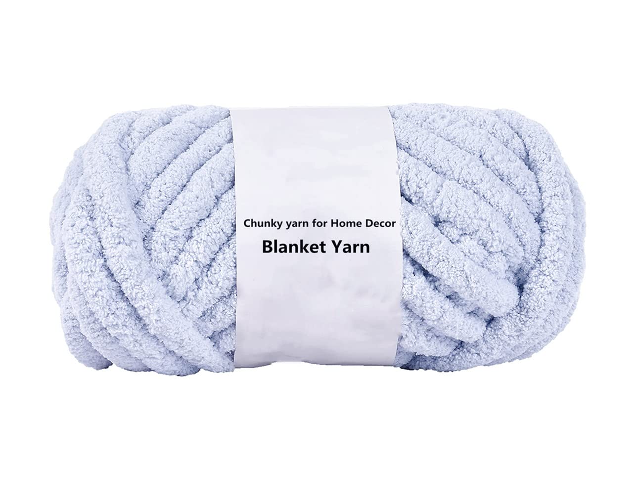 Grey 8oz Super Soft Extra Thick Bulky Jumbo Yarn Fluffy Plush Chunky Knit Arm Knit Chenille Yarn for Hand Knitting Blankets