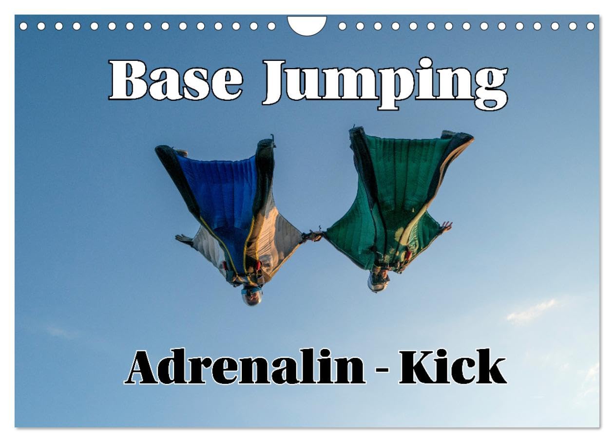 Base jumping adrenaline kick UK-Version (Wall Calendar 2026 DIN A4 Landscape), CALVENDO 12 Month Wall Calendar โ image 1