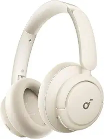 soundcore Q30 da Anker Fone De Ouvido Bluetooth 5.3, Over-Ear, Som de Alta Resolução, EQ Personalizável via App, 50H de Reprodução, Ajuste Confortável, Conexão Multiponto, Branco