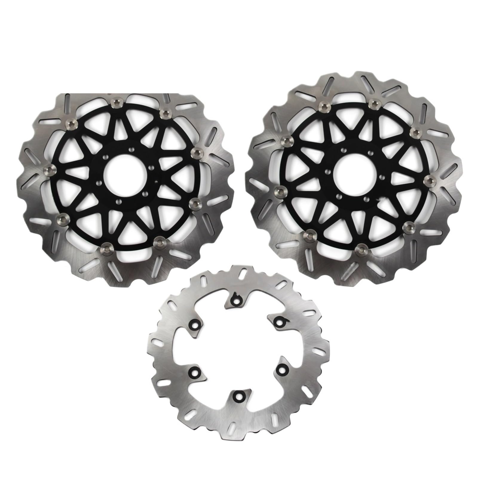 przednia tylna tarcza hamulcowa Pasuje Do Ducati Ss Supersport 400 620 Sport 800 Przednie Tylne Tarcze Hamulcowe przednia tarcza hamulcowa(Black A)