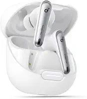 soundcore Liberty 4 NC da Anker, Fone de Ouvido Bluetooth Sem Fio, Redução de Ruído de 98,5%, Cancelamento Adaptativo para Ouvidos e Ambiente, Áudio Hi-Res, 50H de Bateria Carregamento Sem Fio, Branco