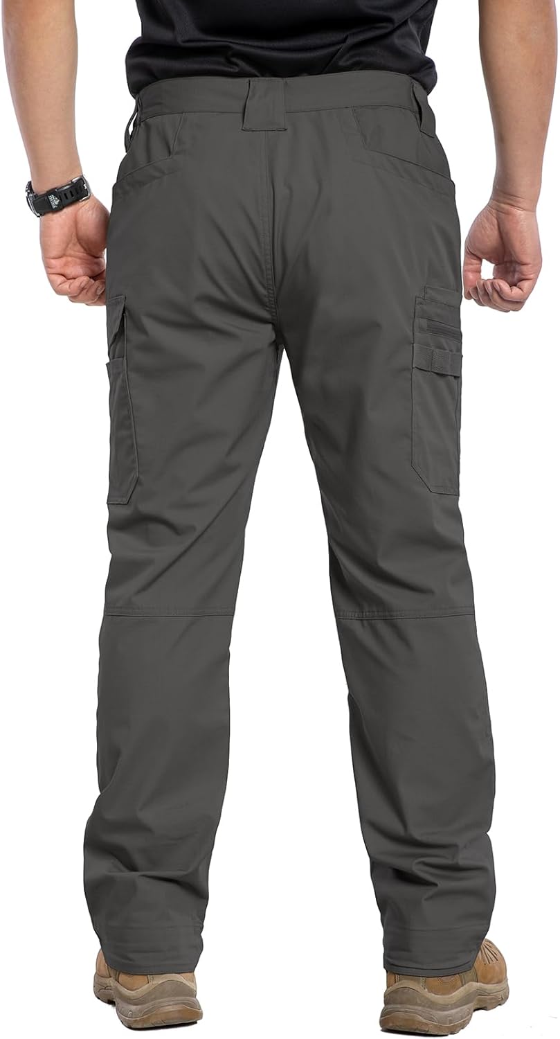 CARWORNIC Men's Stretch Ripstop Work Pants Water Resistant Flex Cargo Pants Lightweight EDC Operator Tactical Utility Pants - Image 7